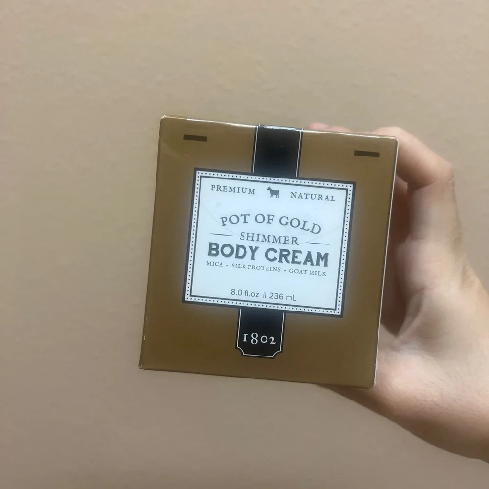 Beekman 1802 Pot of Gold Goat Milk Shimmer Body Cream - 8 fl. oz.
